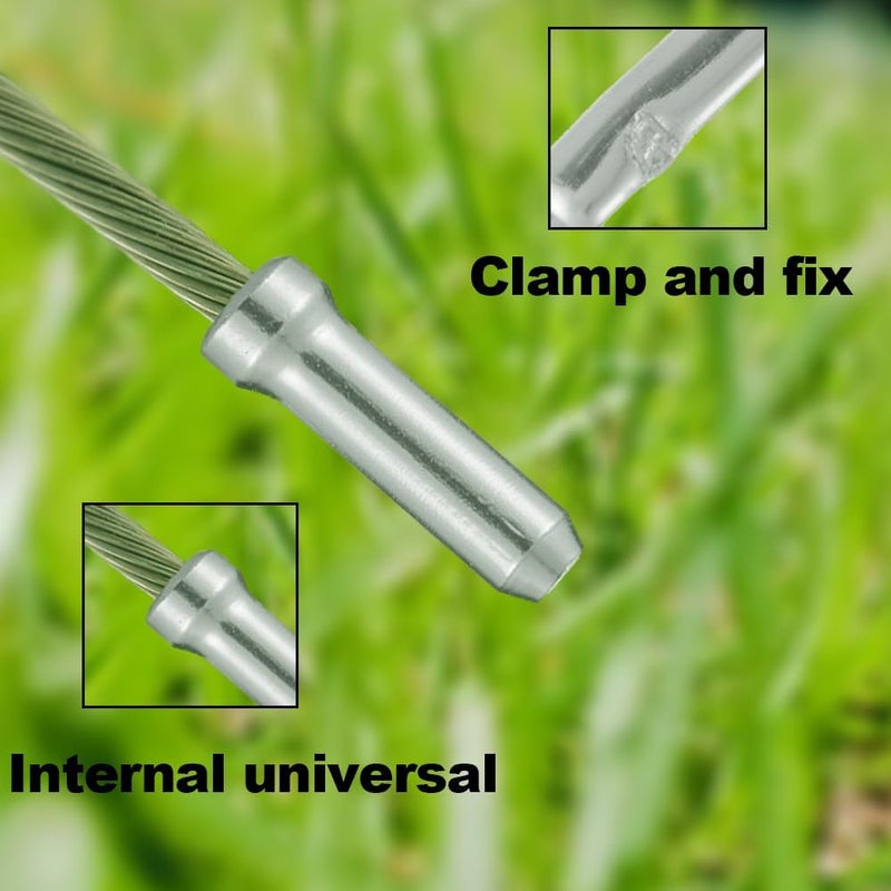 Ciomszan Bike Cable End Caps, Cable End Crimps, Alloy Brake Cable End Tips for Road Mountain Bicycle - Image 3